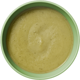 Patata, calabacín y puerro